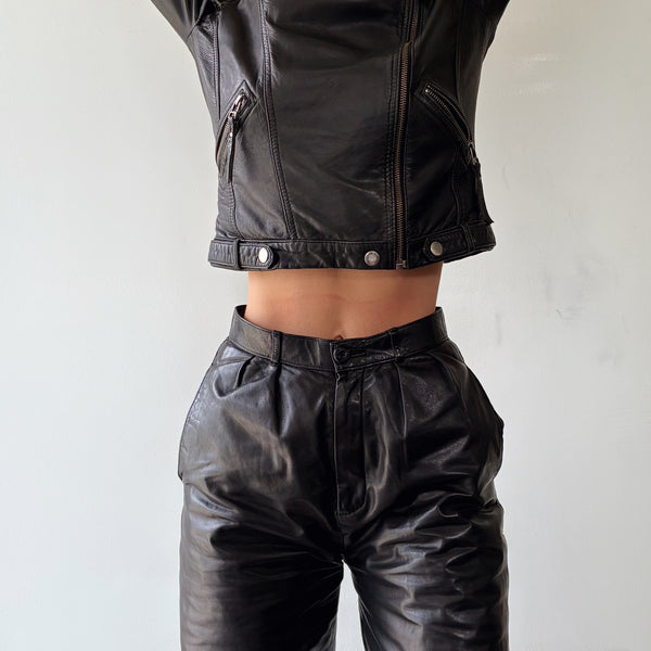 90s Leather Pants