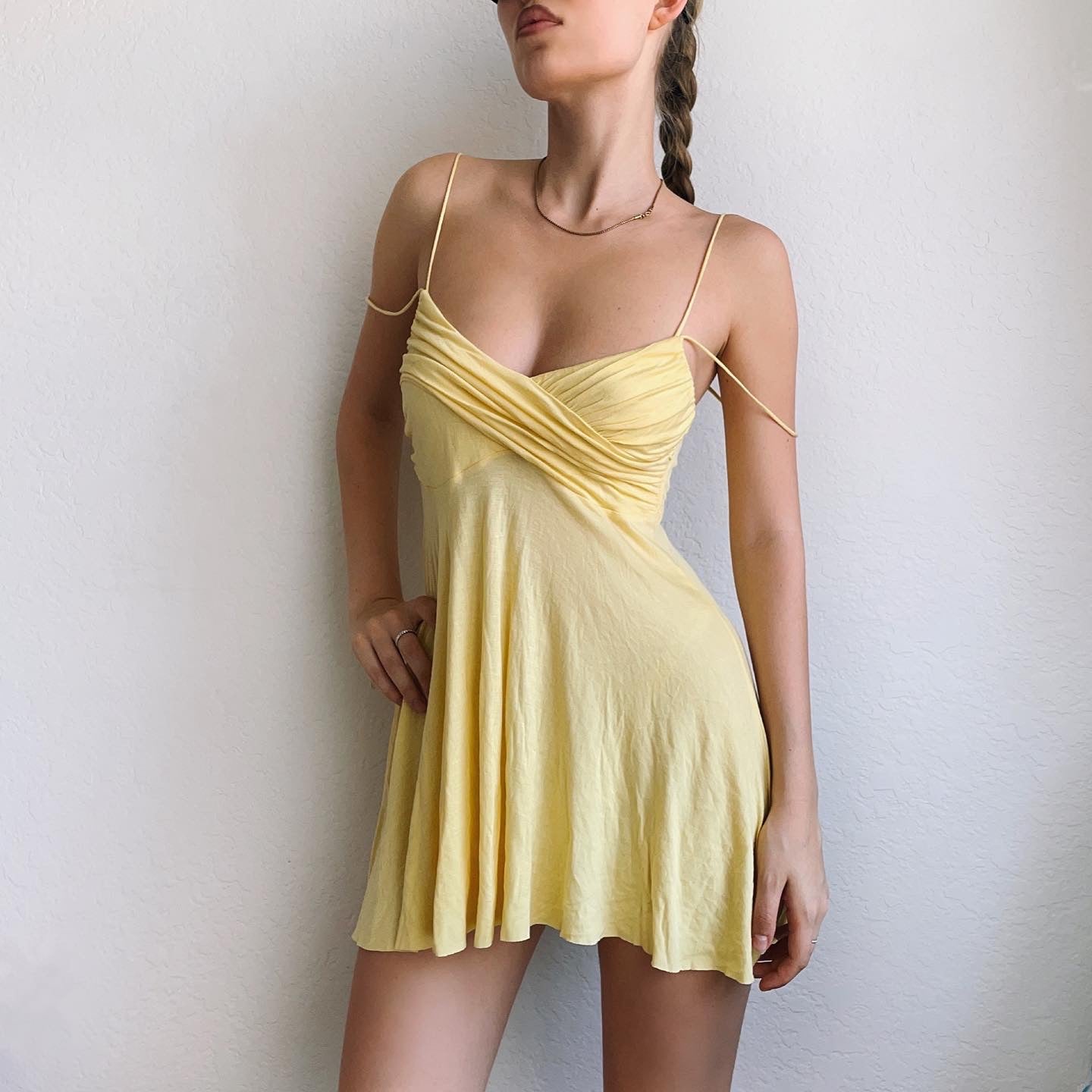 Yellow Armani Mini Dress