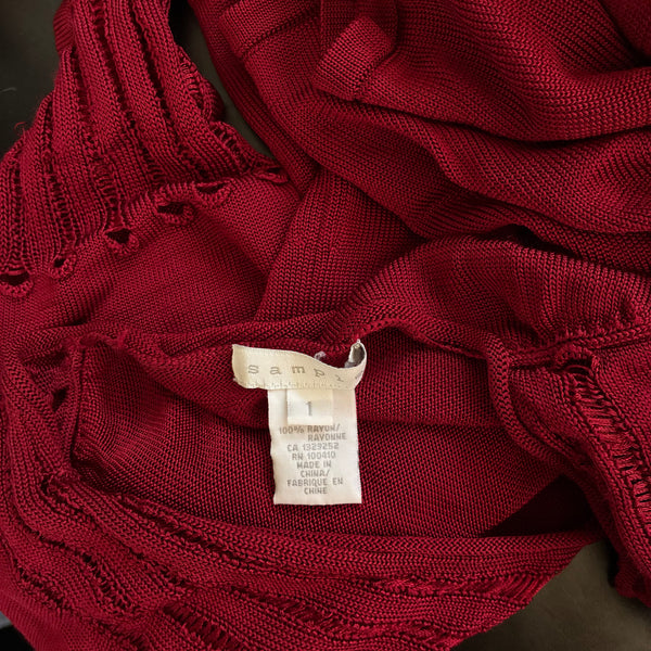 Chic Vintage Rouge Top