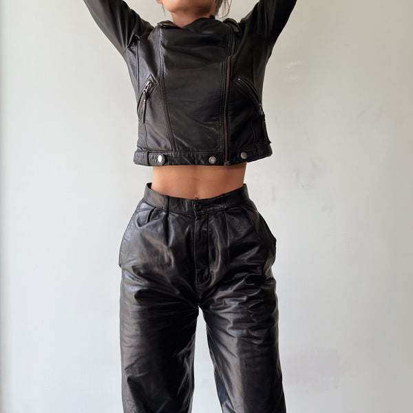 90s Leather Pants