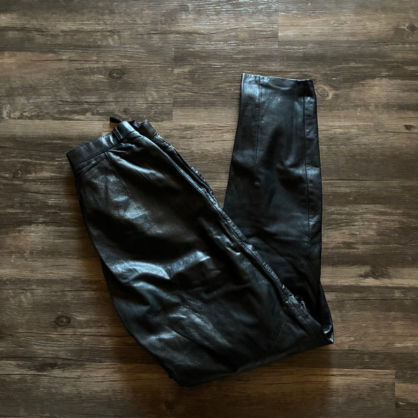 90s Leather Pants