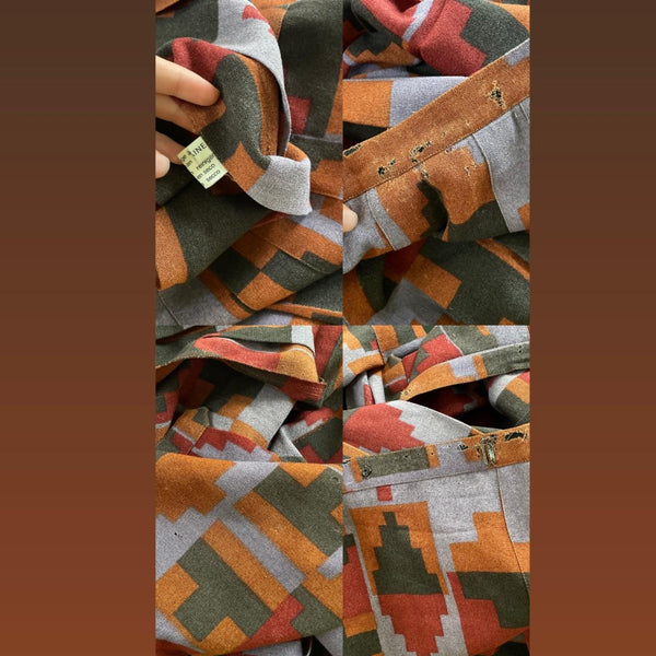Rare 1970’s Yves Saint Laurent Textile Skirt