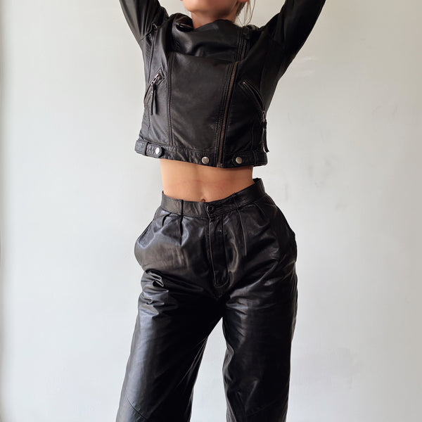 90s Leather Pants