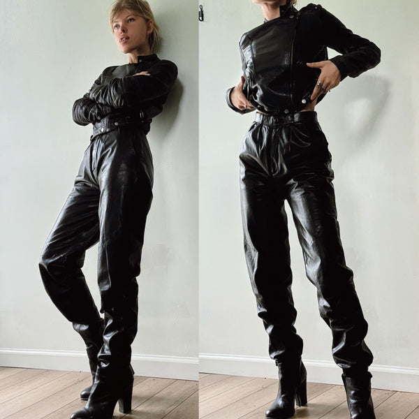 90s Leather Pants
