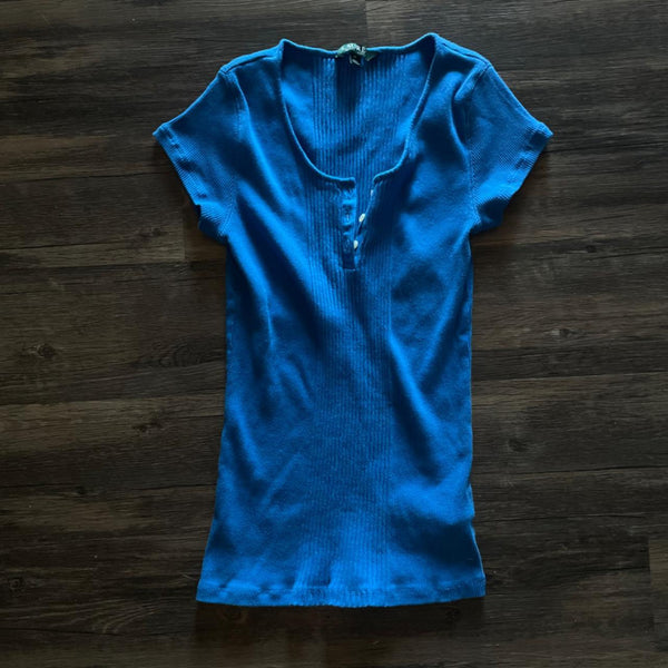 Beautiful Blue Vintage Ralph Lauren Top