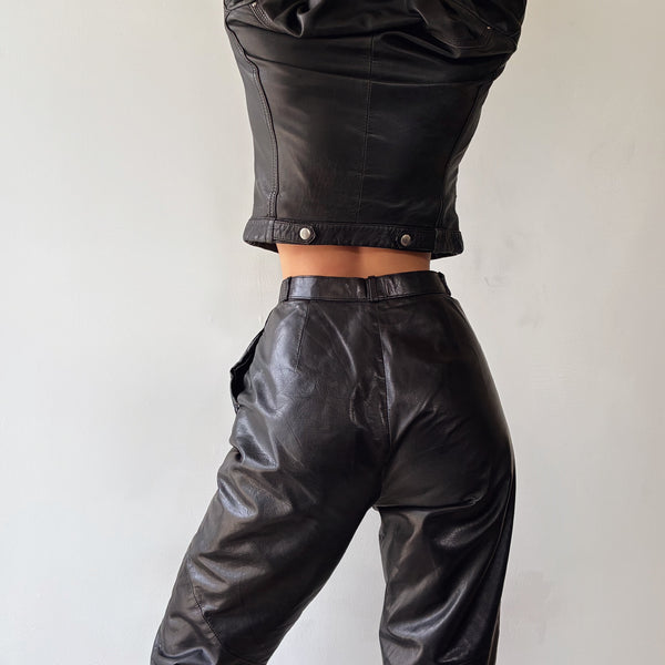 90s Leather Pants