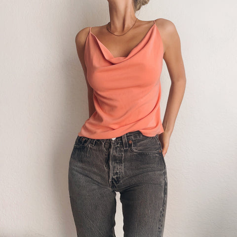 90s Backless Peach Top