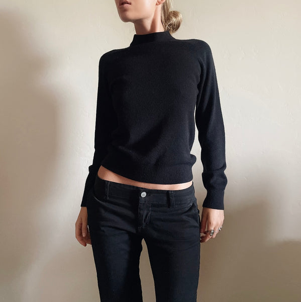 90’s Black Turtleneck