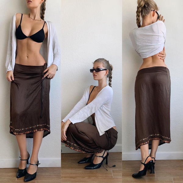 Vintage Silk Prada Skirt