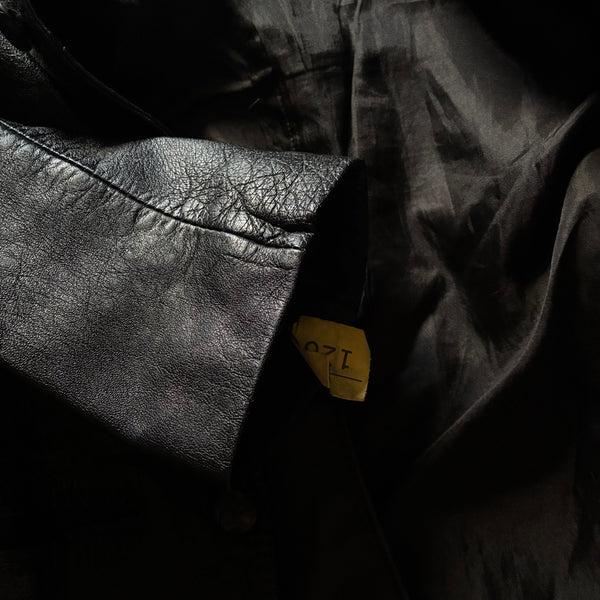 Sleek Vintage Leather Jacket