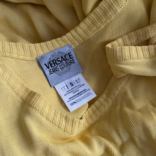 1990’s Yellow Versace Mini Dress