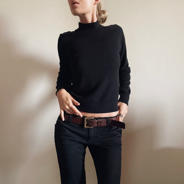 90’s Black Turtleneck