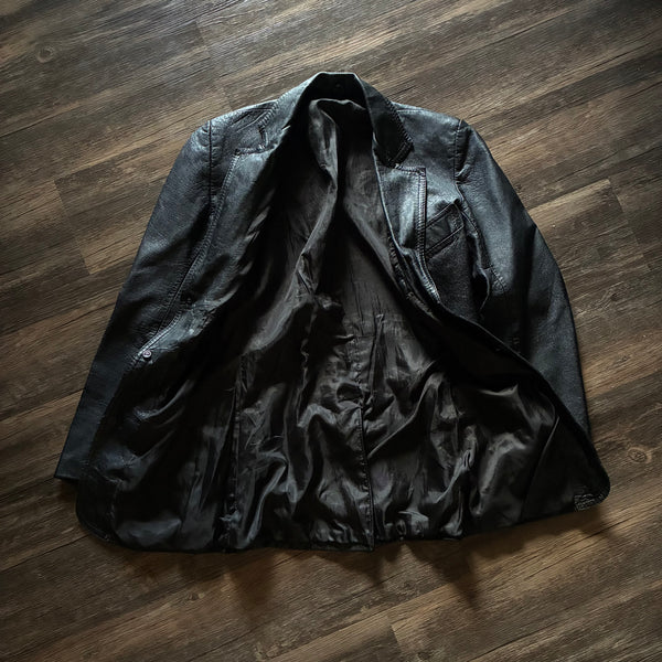 Sleek Vintage Leather Jacket