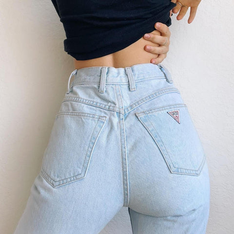 Petite high waisted Guess jeans