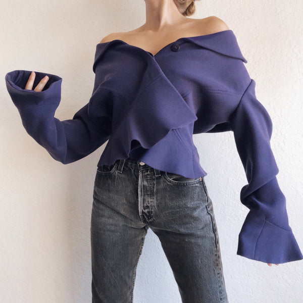 Chic Vintage Wool Armani Blazer