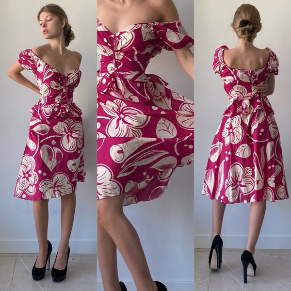 Stunning Floral Moschino Dress