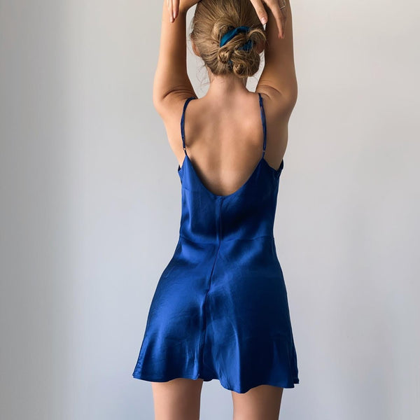 1990’s Silk VS Slip Dress