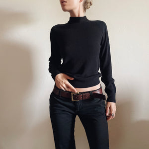 90’s Black Turtleneck
