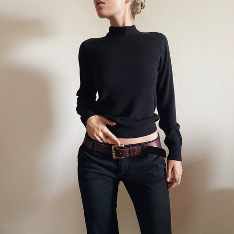 90’s Black Turtleneck