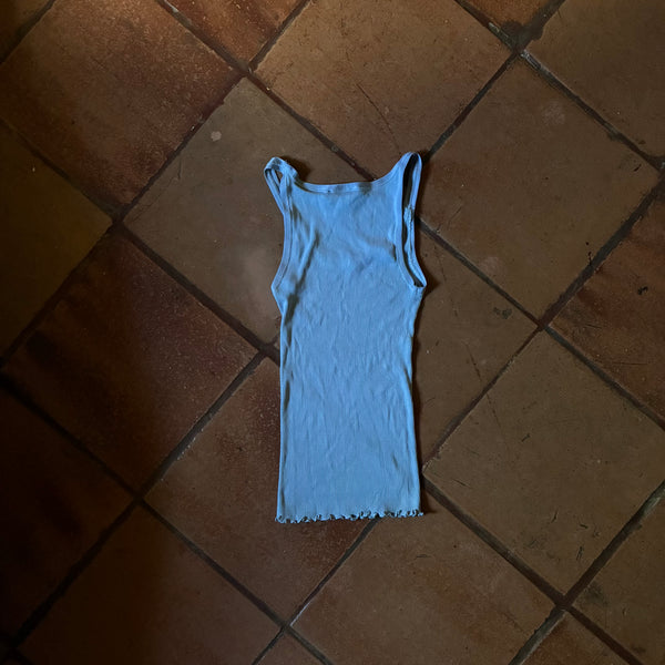 Baby Blue Silk Cami