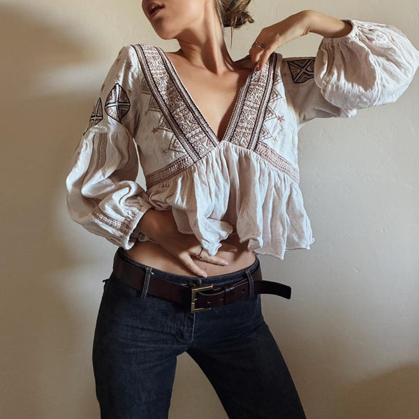 Vintage Bohemian Top