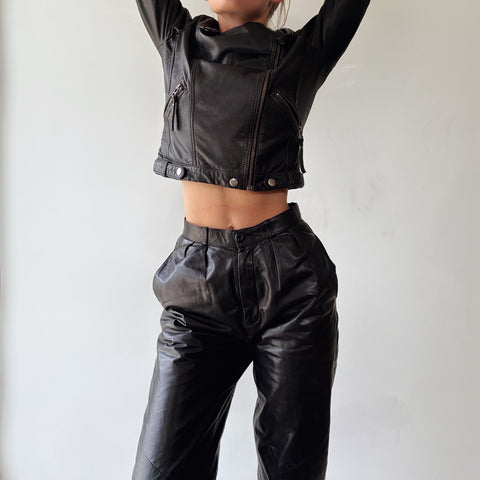 90s Leather Pants