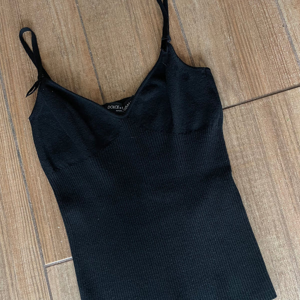 90’s wool Dolce and Gabbana Cami