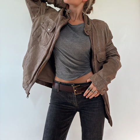 Vtg Lamskin Jacket
