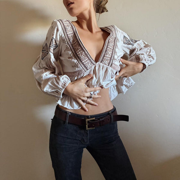 Vintage Bohemian Top