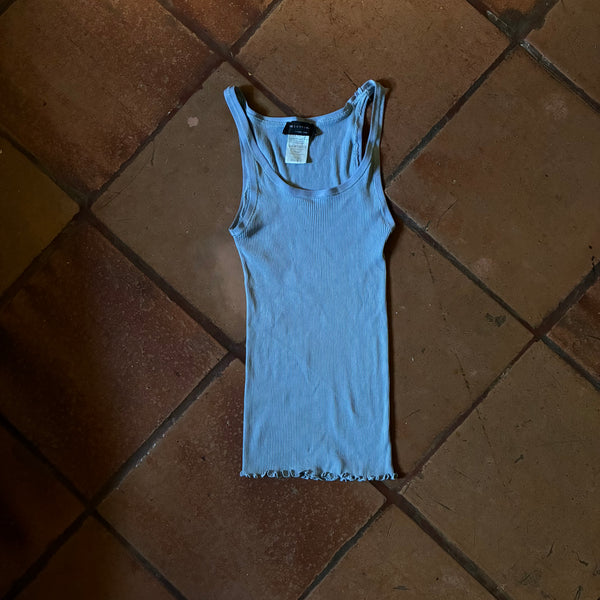 Baby Blue Silk Cami