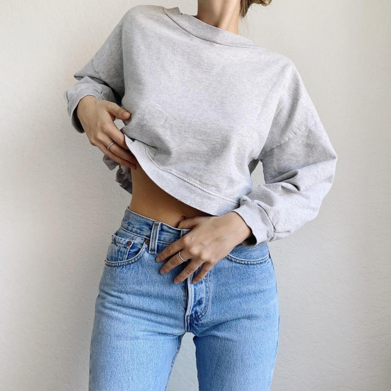 Vintage Cropped Moschino Sweatshirt