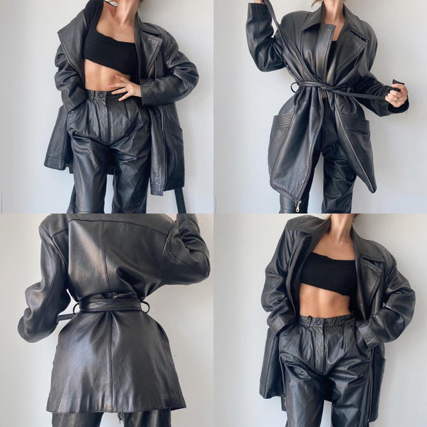 Chic Vintage Leather Jacket