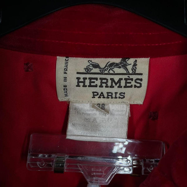 1970/80s Ruby Red Hèrmes Coat